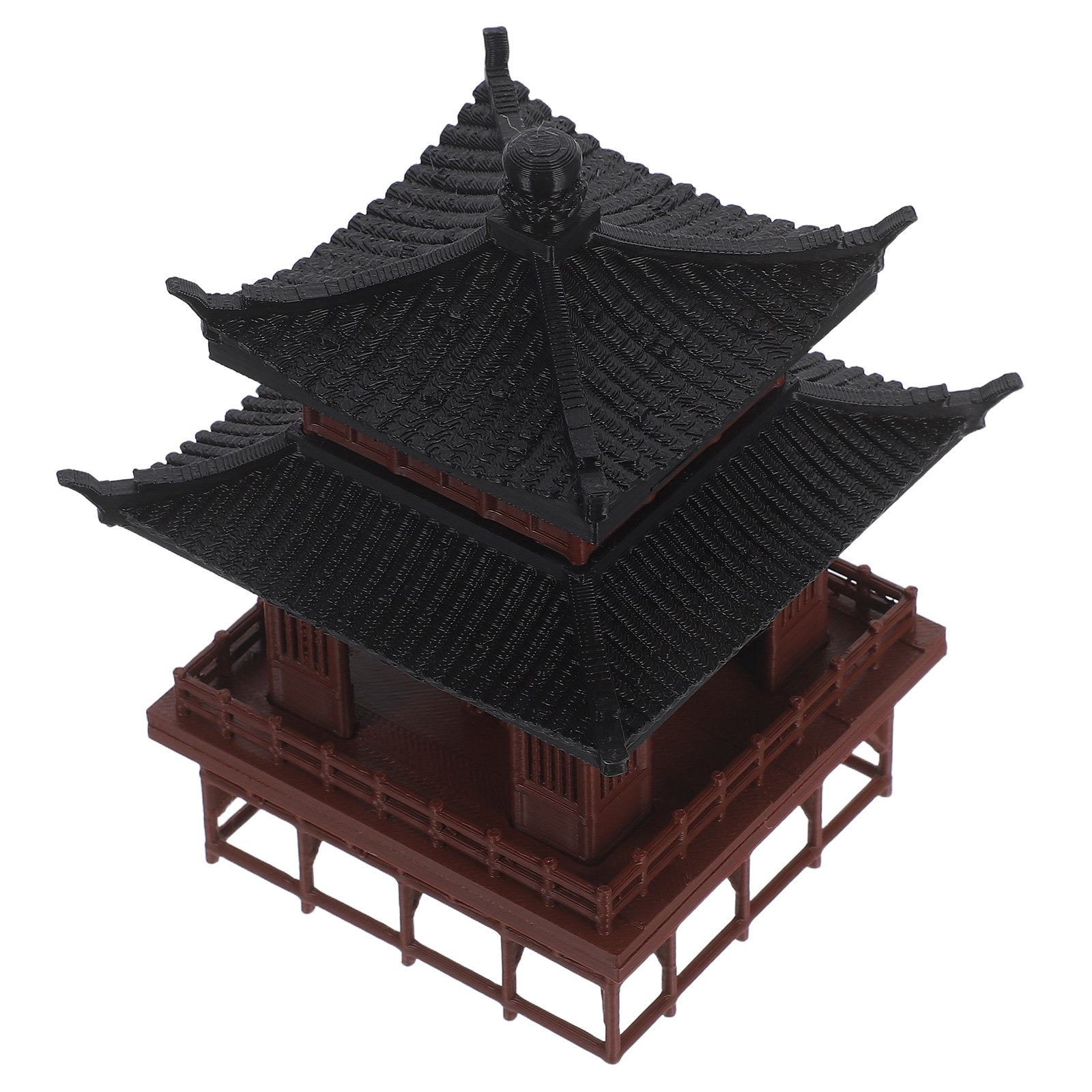 Bonsai Garden Set Up - Compact Miniature Pavilion Ornament Detailed Asian