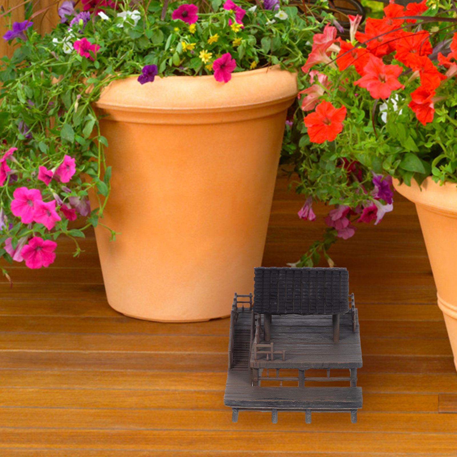 Intricate Mini Pavilion Statue - Bonsai Garden Set Up review and price