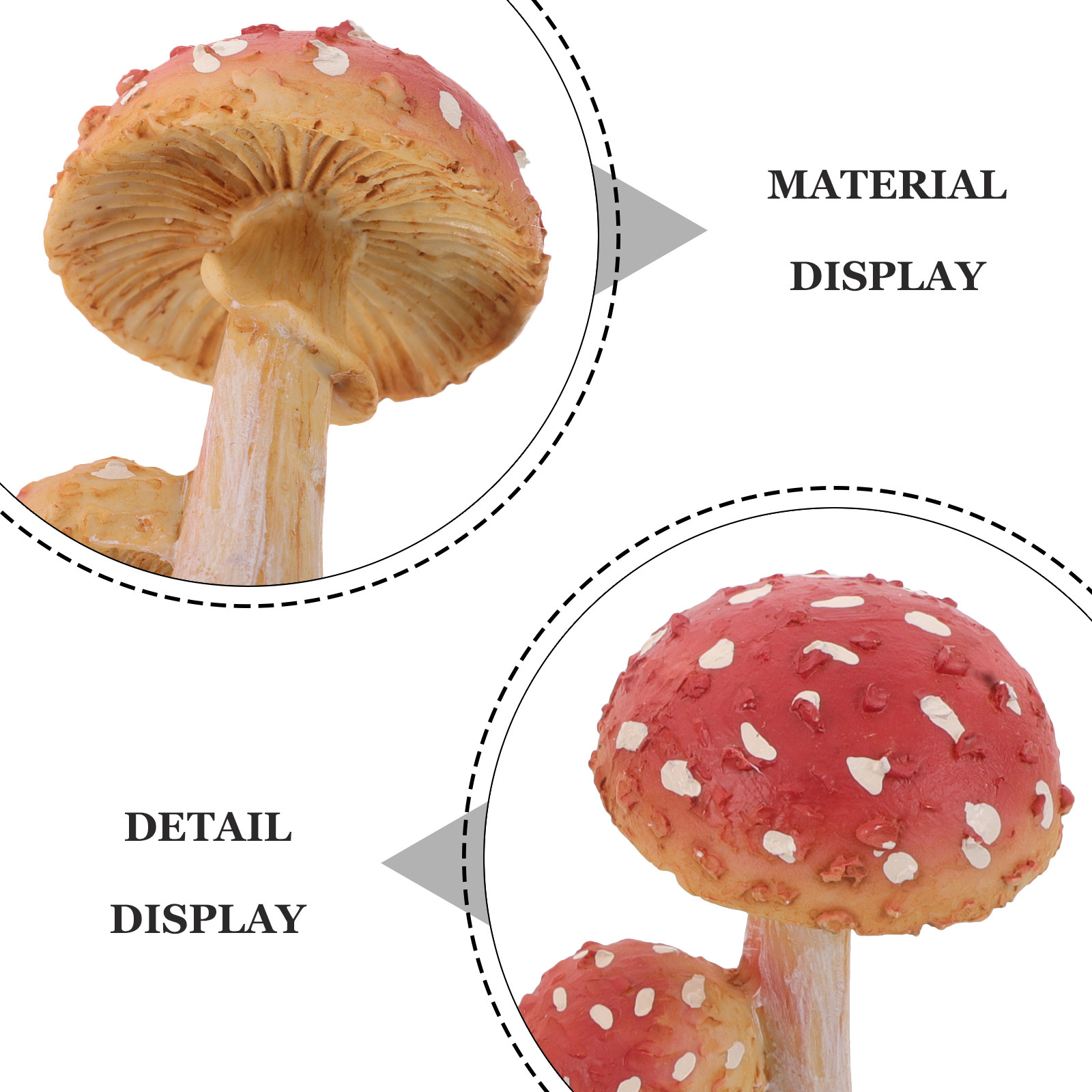 3Pcs Resin Mushroom Garden Sta - Bonsai Garden Set Up review and price