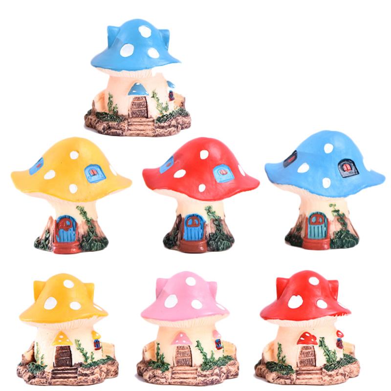 1PC Kawaii Garden Mini Mushroo - Bonsai Garden House review and price