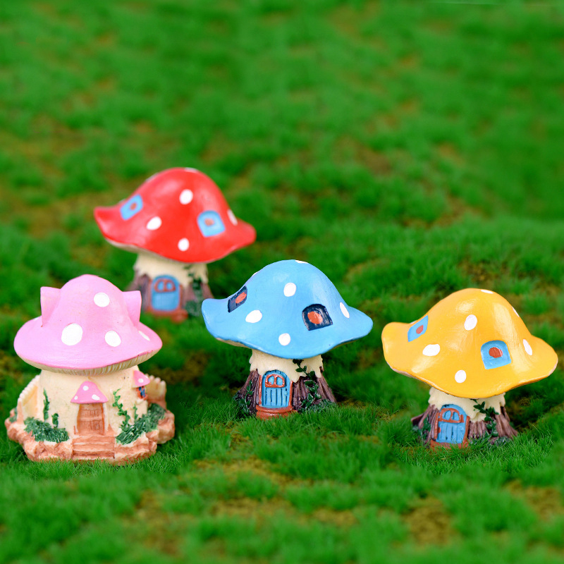 1PC Kawaii Garden Mini Mushroo - Bonsai Garden House review and price