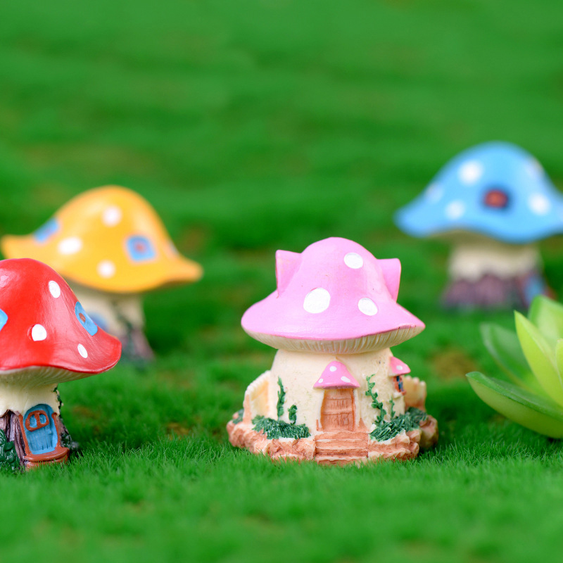 1PC Kawaii Garden Mini Mushroo - Bonsai Garden House review and price