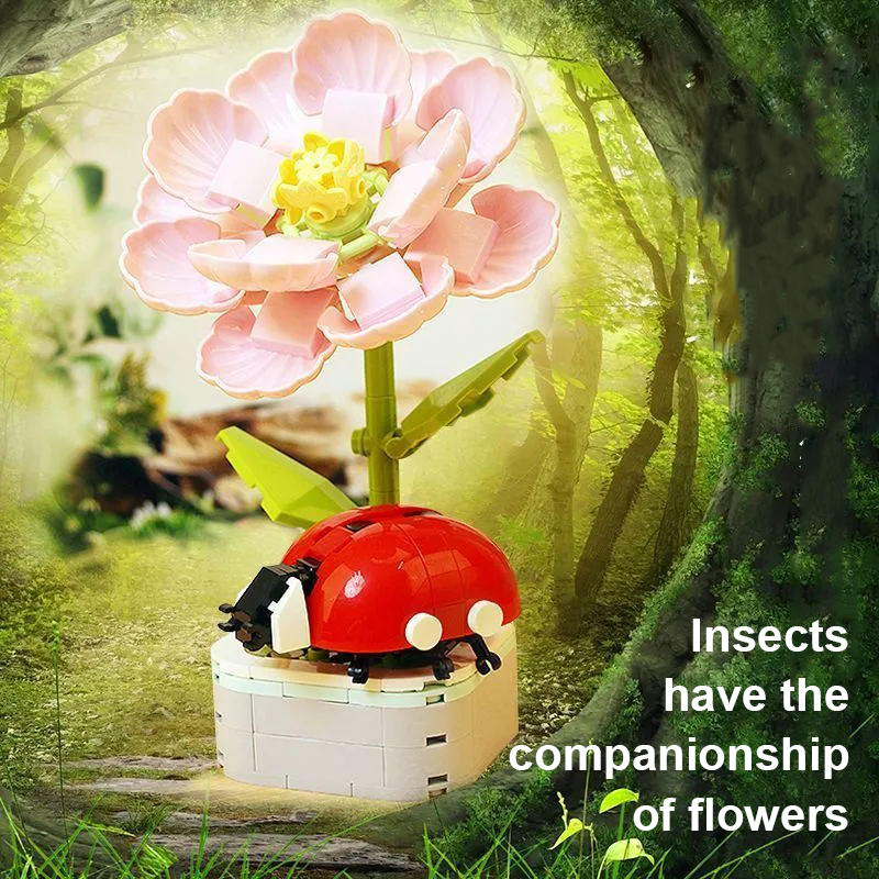 Mini Rose Butterfly Potted Pla - Bonsai Garden Lego review and price