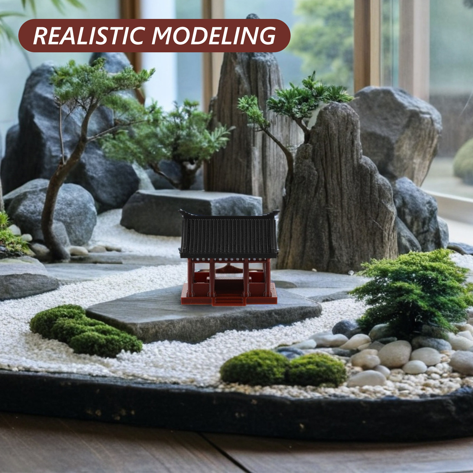 Tiny Asian Pavilion Statue for - Bonsai Garden Set Up review and price