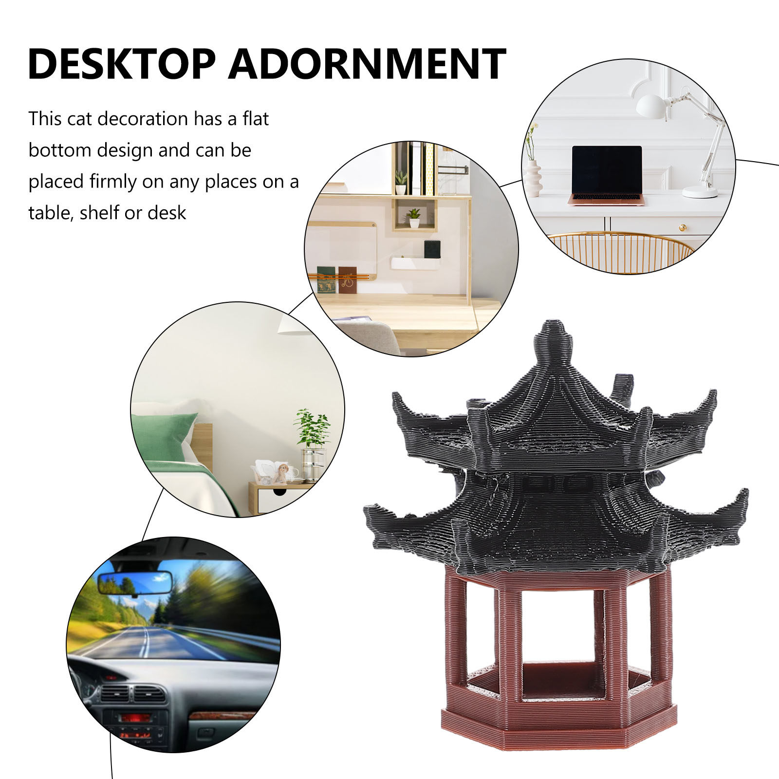 Exquisite Mini Hexagon Pavilio - Bonsai Garden Set Up review and price