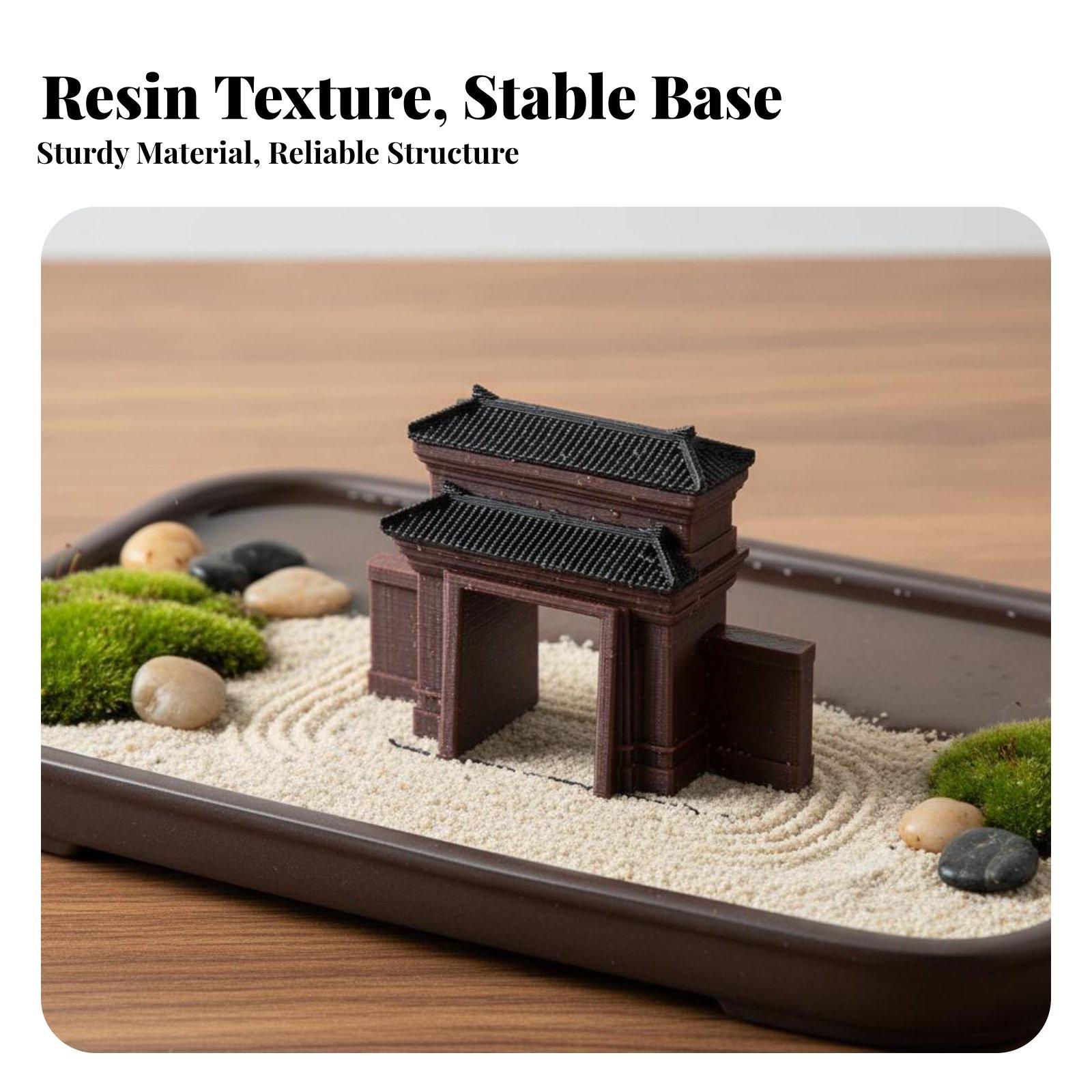 Handcrafted Resin House Figuri - Bonsai Garden House review and price
