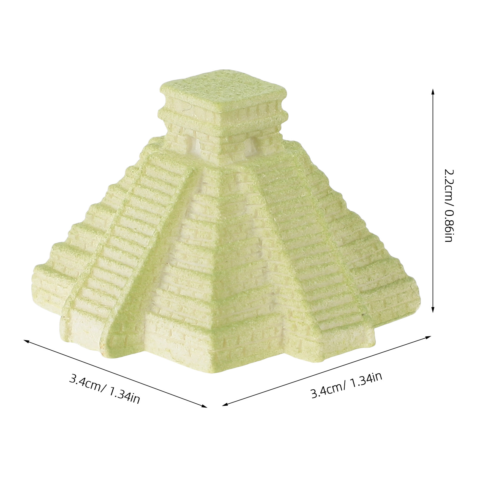 10Pcs Miniature Resin Pyramid  - Bonsai Garden Set Up review and price