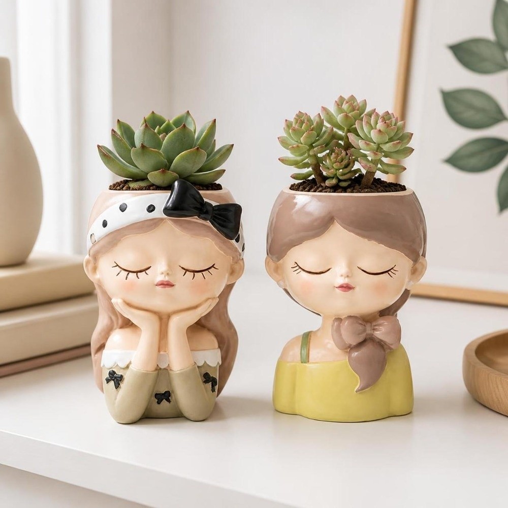 Gardening Supplies Resin Girl  - Bonsai Garden Cafe review and price