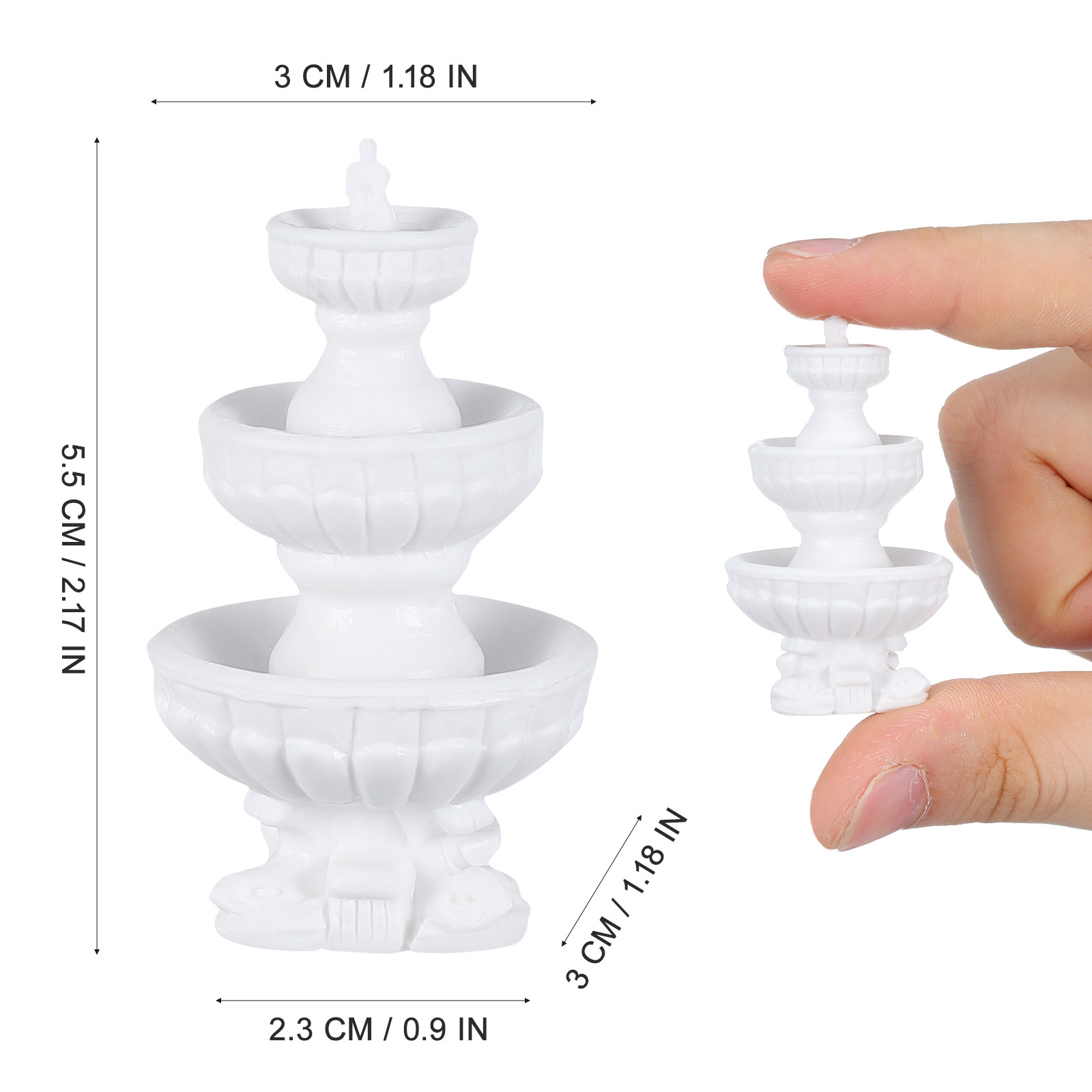 Landscape Fountain Plastic Min - Bonsai Garden House review and price