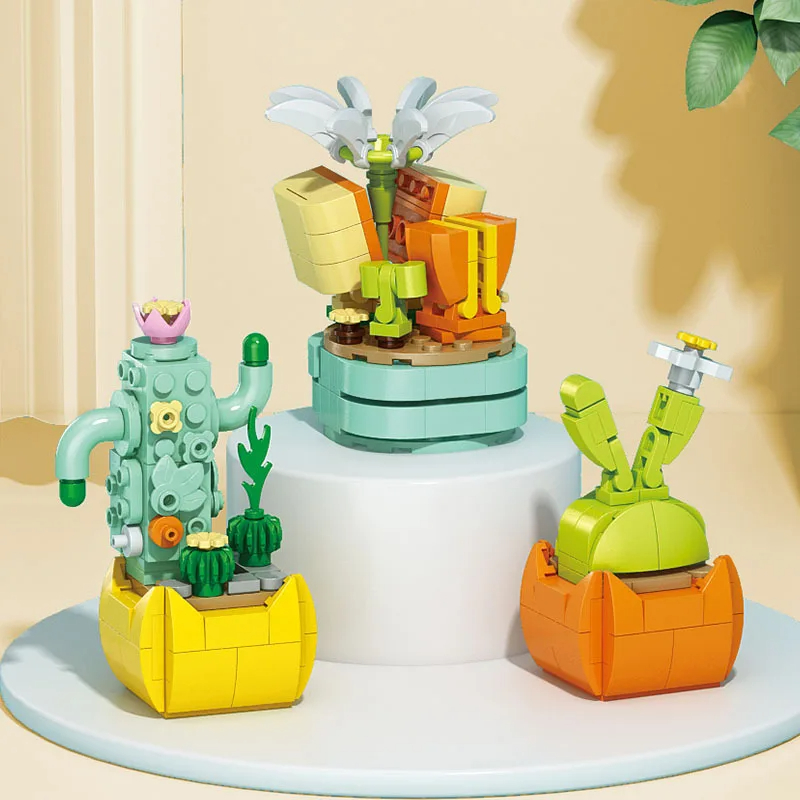 Flowers Succulents Building Bl - Bonsai Garden Lego review and price