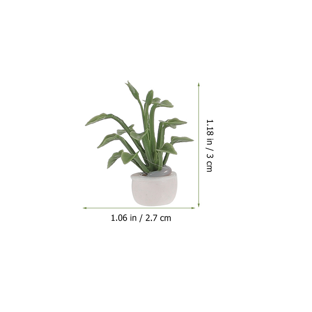 9Pcs Miniature Potted Plant Re - Bonsai Garden House review and price