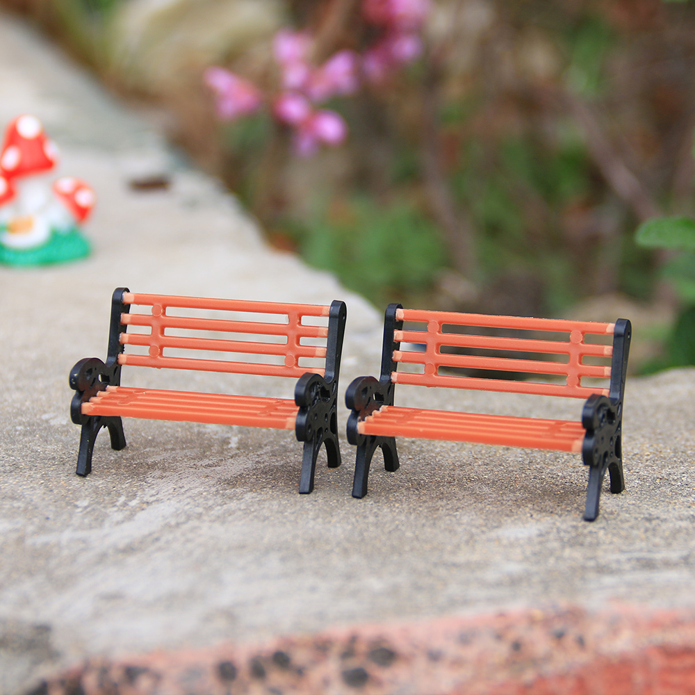 1PC Resin Miniature Bench Stoo - Bonsai Garden House review and price