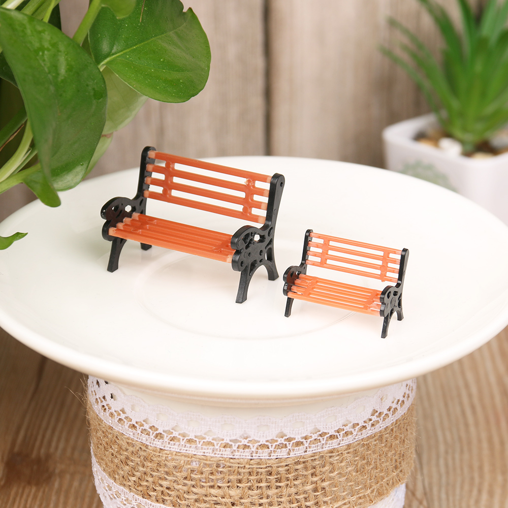 1PC Resin Miniature Bench Stoo - Bonsai Garden House review and price
